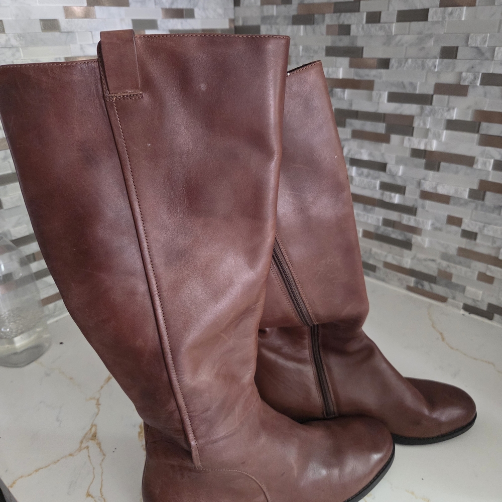 Cole Haan Dark Brown Leather Boots